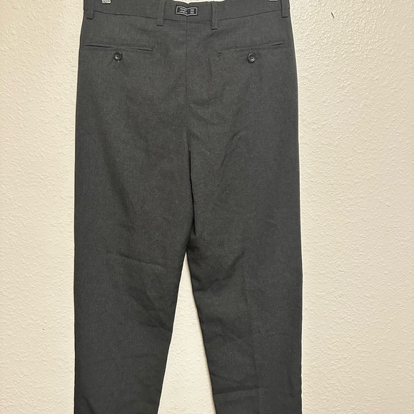 32X32 Michael Brandon Men’s Dress Pants Gray Pin Stripes - Picture 2 of 6